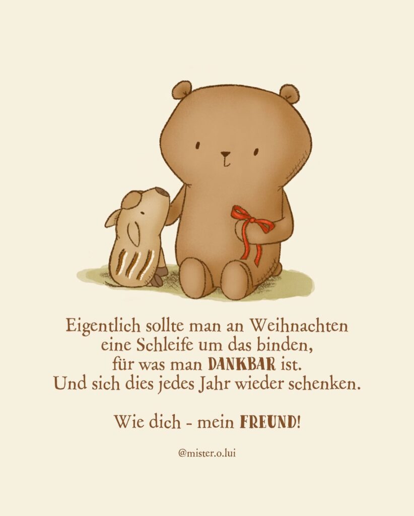 eigentlich sollte man dankbar sein