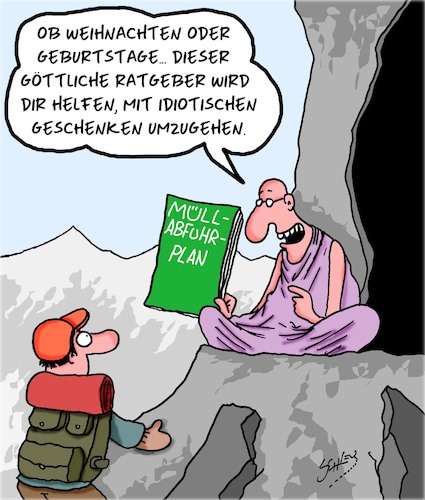 Ein weiser Mann: Müllabfuhrplan