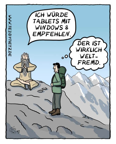 "Ich würde Tablets mit Windows empfehlen"