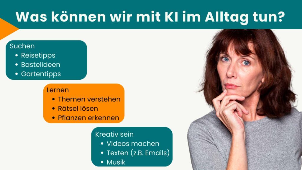 Was können wir mit KI im Alltag tun?