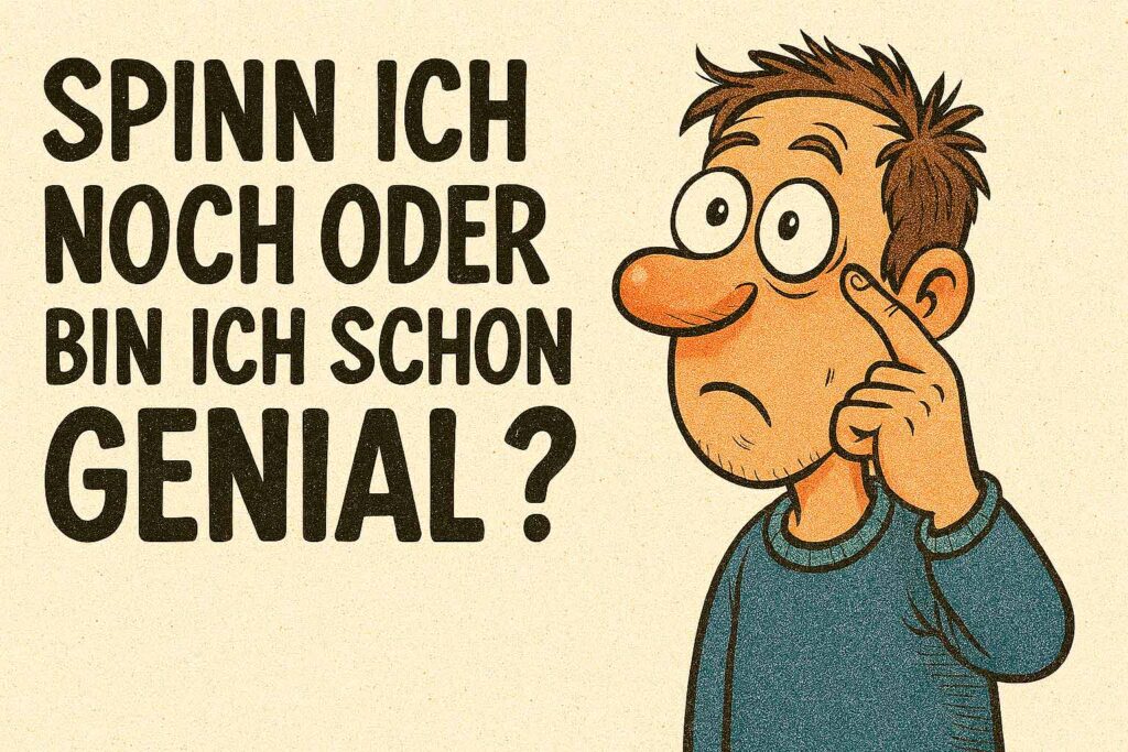 Spinn' ich noch oder bin ich schon genial?